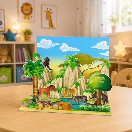 Laukiniai gyvūnai – 3D parko rinkinys