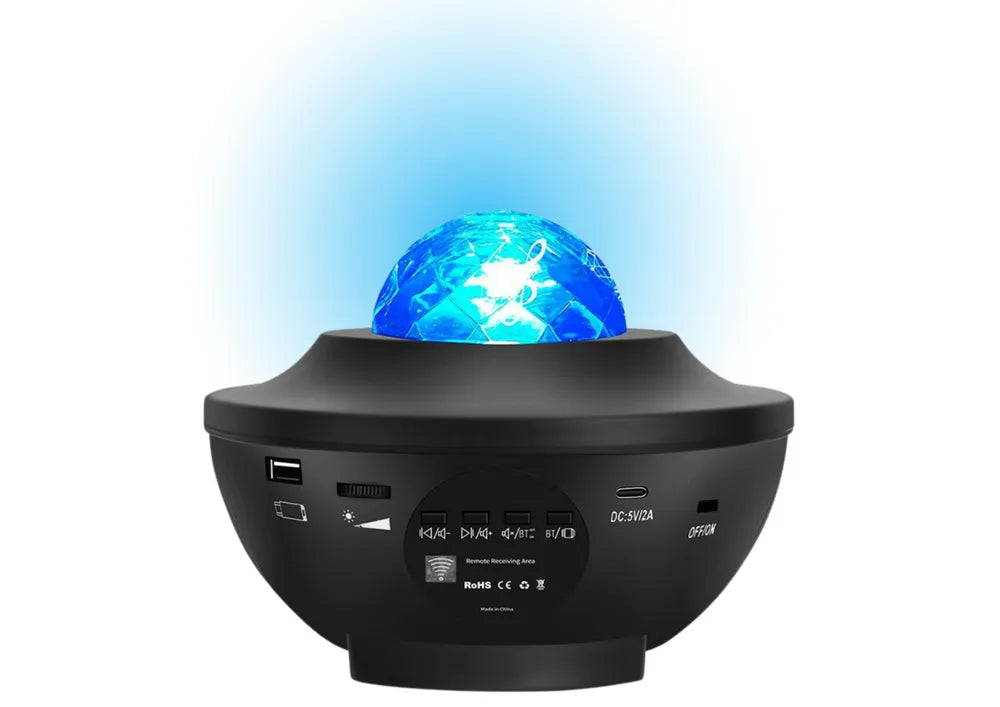 LED žvaigždžių projektorius su Bluetooth