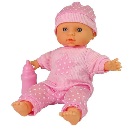 Lėlė „Sweet Baby“ su garsais ir rožiniu buteliuku