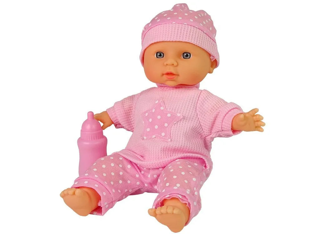 Lėlė „Sweet Baby“ su garsais ir rožiniu buteliuku
