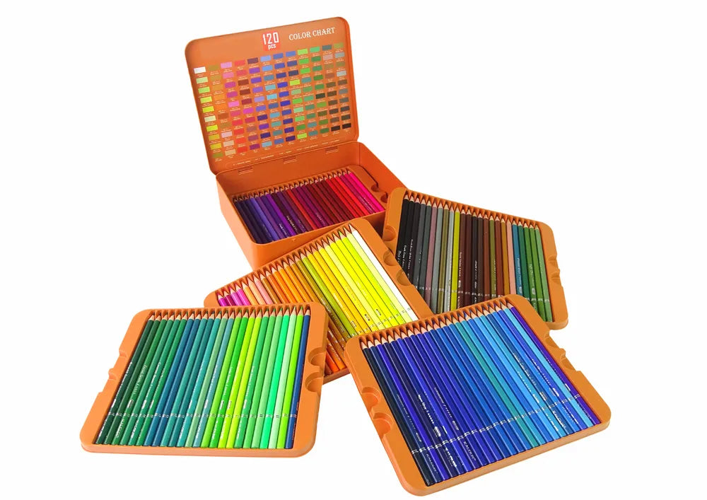 „Little Artist“ 120 vnt. kreidelių rinkinys metalinėje dėžutėje
