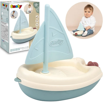 Little Smoby burinė valtis iš bioplastiko – lengva, saugi ir tobula vandens žaidimams