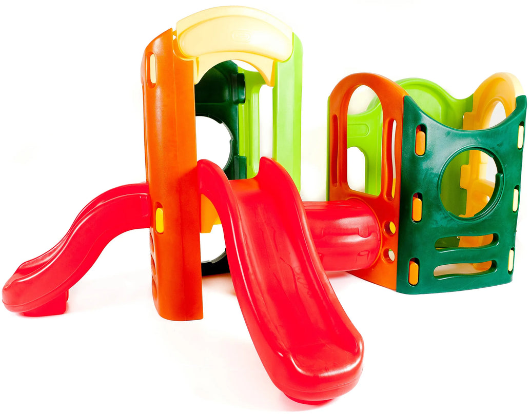 Little Tikes 8in1 žaidimų kompleksas – čiuožykla, laipynė ir slaptos perėjos