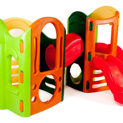 Little Tikes 8in1 žaidimų kompleksas – čiuožykla, laipynė ir slaptos perėjos