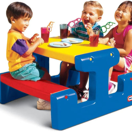 Little Tikes didelis pikniko stalas su sėdynėmis