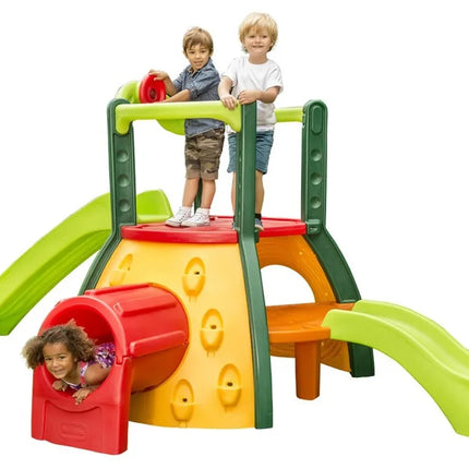 Little Tikes dviejų čiuožyklų ir laipynės kompleksas vaikams
