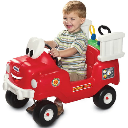 Little Tikes gaisrinės automobilis – su 9 l vandens baku