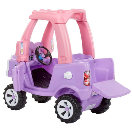 Little Tikes Princess Cozy Truck – rožinis–violetinis paspirtukas–mašinėlė su tėvų stūmimo rankena