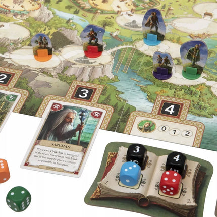 Bendradarbiavimo stalo žaidimas THE LORD OF THE RINGS: Adventure to Mount Doom