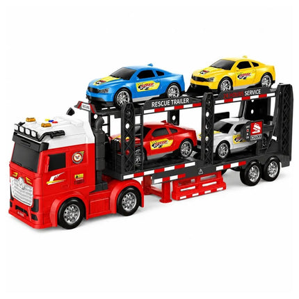 LORA automobilių transporterio sunkvežimis su 4 sportiniais automobiliais