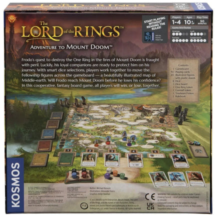 Bendradarbiavimo stalo žaidimas THE LORD OF THE RINGS: Adventure to Mount Doom
