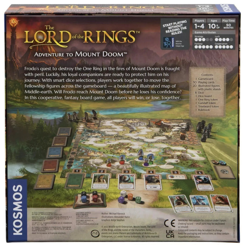 Bendradarbiavimo stalo žaidimas THE LORD OF THE RINGS: Adventure to Mount Doom