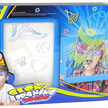 Maginė šviečianti 3D piešimo lenta su akiniais