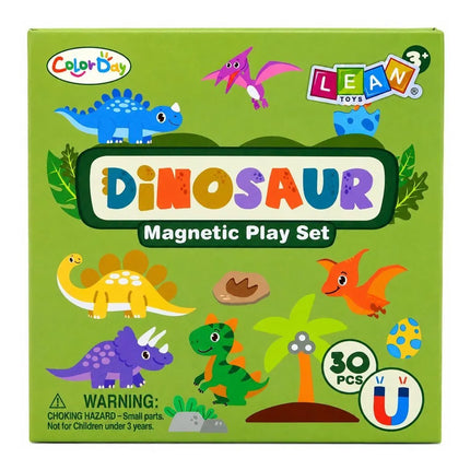 Magnetinė knygelė „Dinozaurai“ su 30 magnetų