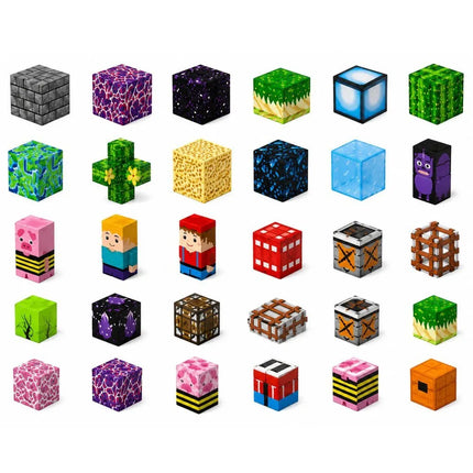Magnetiniai blokeliai Pixel Blocks, 100 vnt.