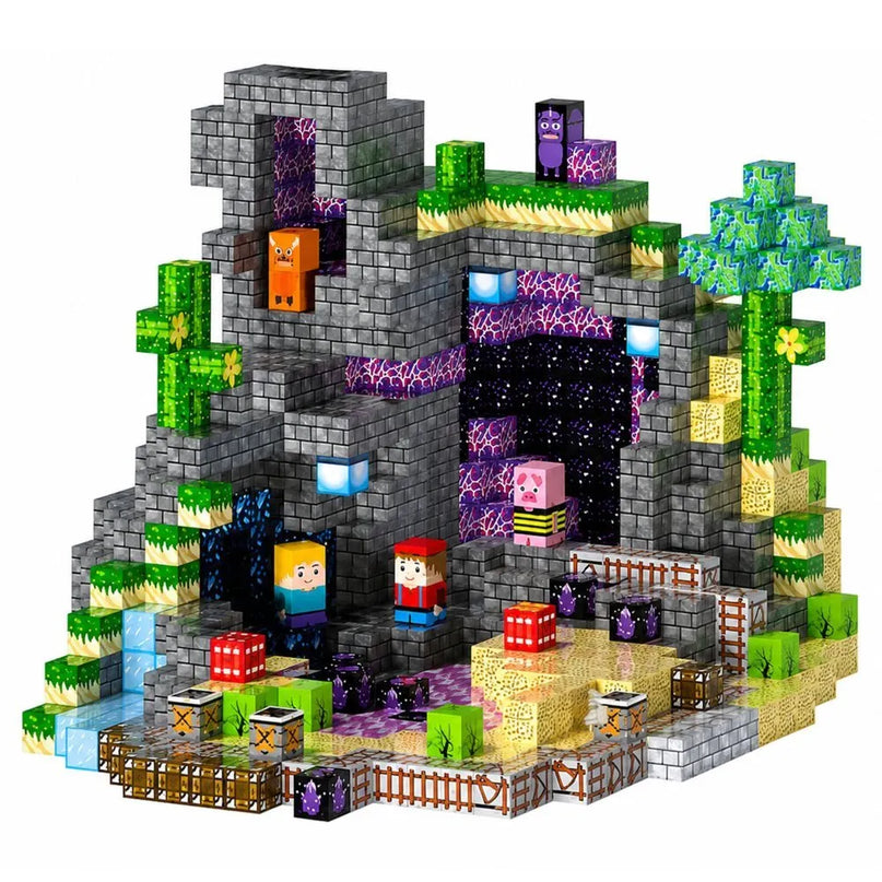 Magnetiniai blokeliai Pixel Blocks, 100 vnt.