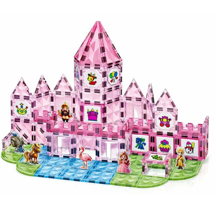 Magnetinis konstruktorius „Princess Castle“ – 142 el