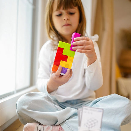 Magnetinis Tetris 3D kubeliai