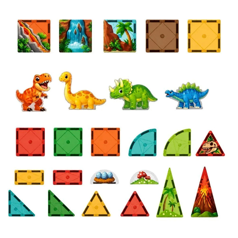 Magnetinių blokelių rinkinys – Dinozaurai, 31 dalis