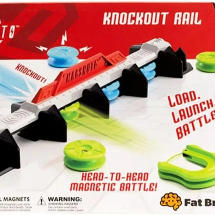 Magshuto Knockout Rail – magnetinis triukų ir taiklumo žaidimas