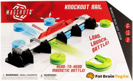 Magshuto Knockout Rail – magnetinis triukų ir taiklumo žaidimas