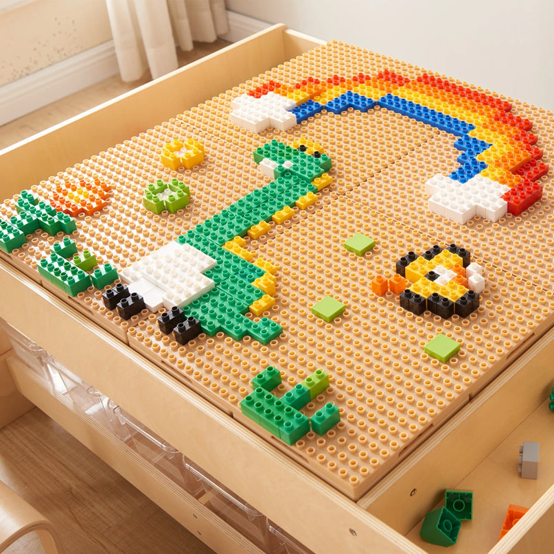 Masterkidz 4 bazinių plokščių rinkinys mažoms kaladėlėms (4 vnt.)