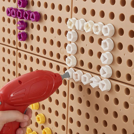 Masterkidz 512 spalvotų varžtų rinkinys STEM lentoms