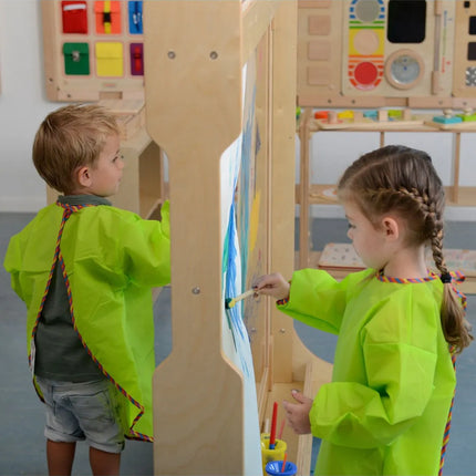 MASTERKIDZ didžiulė medinė lango piešimo lenta-molbertas