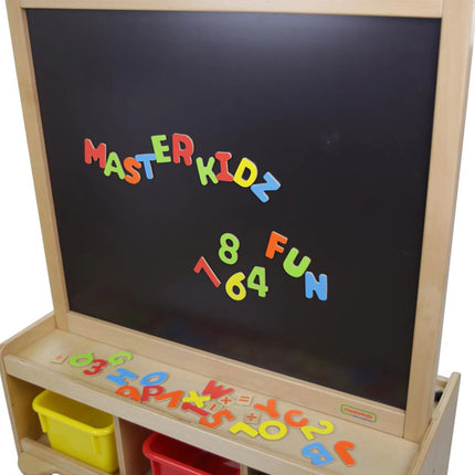 „MASTERKIDZ“ dvipusė kreidinė ir magnetinė rašymo lenta.