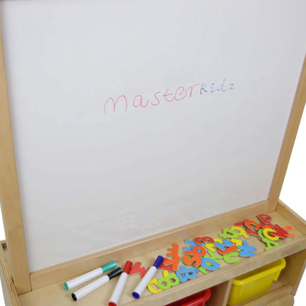 „MASTERKIDZ“ dvipusė kreidinė ir magnetinė rašymo lenta.