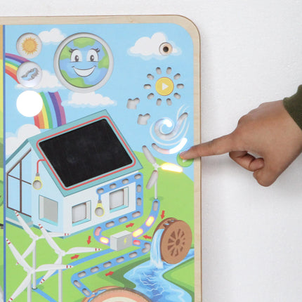 Masterkidz edukacinė lenta „Atsinaujinanti ir neatsinaujinanti energija“