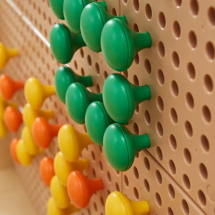 Masterkidz Jumbo didelių košelių rinkinys STEM lentoms (128 vnt.)