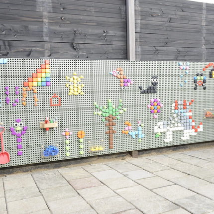 Masterkidz lauko STEM sieninė edukacinė lenta (80 × 120 cm) + montavimo panelis