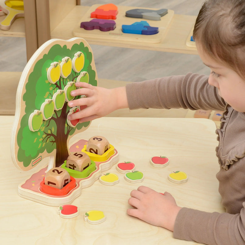 Masterkidz „Matematika su obuoliukais“ – magnetinis dvipusis skaičiavimo rinkinys