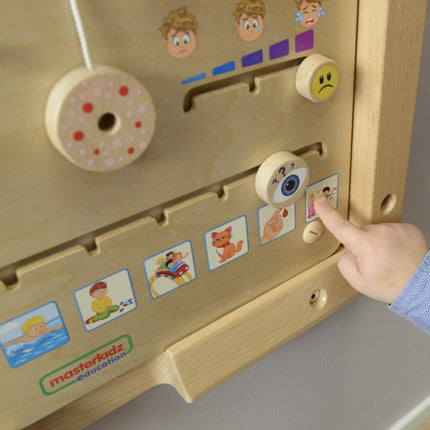 Masterkidz medinė edukacinė lenta „Mano emocijos“