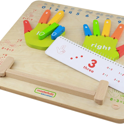 Masterkidz medinė edukacinė skaičiavimo lenta – mokymuisi iki 10