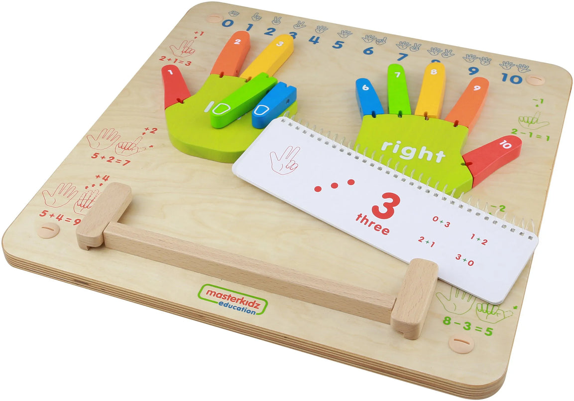 Masterkidz medinė edukacinė skaičiavimo lenta – mokymuisi iki 10