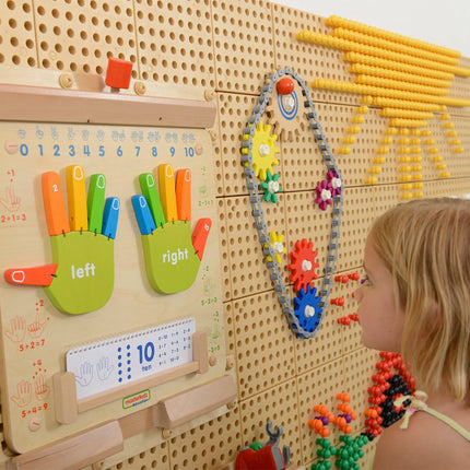Masterkidz medinė edukacinė skaičiavimo lenta – mokymuisi iki 10
