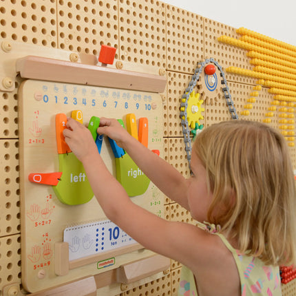 Masterkidz medinė edukacinė skaičiavimo lenta – mokymuisi iki 10