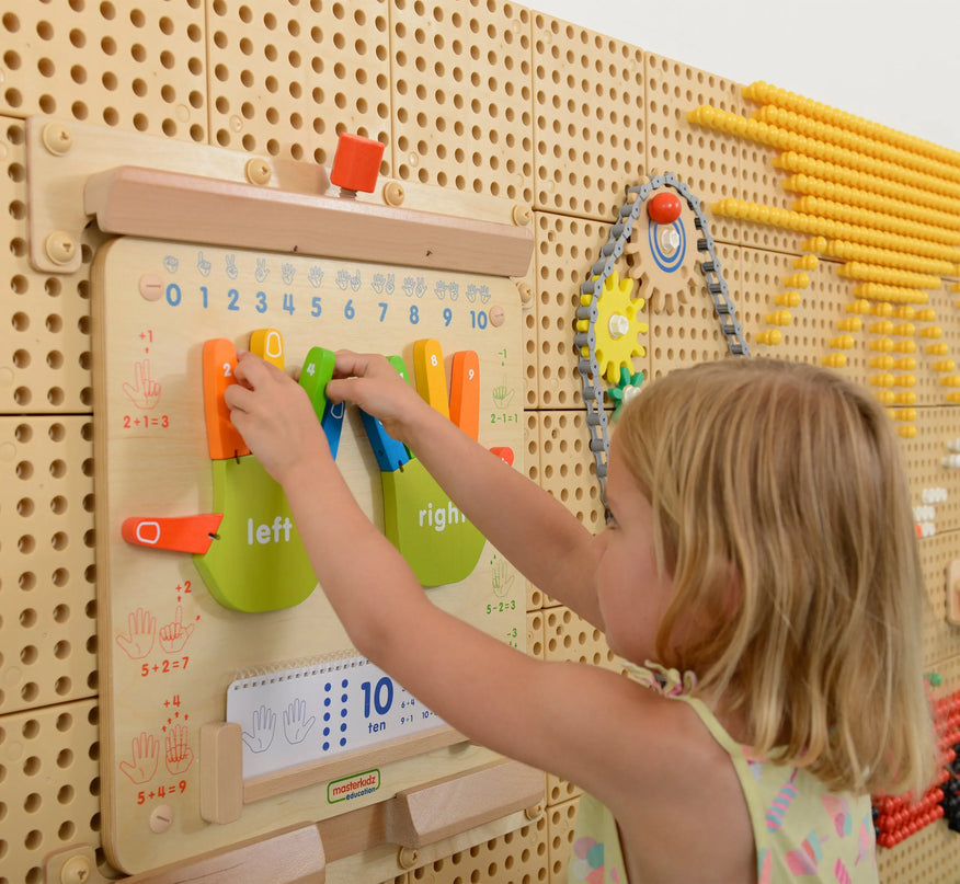 Masterkidz medinė edukacinė skaičiavimo lenta – mokymuisi iki 10