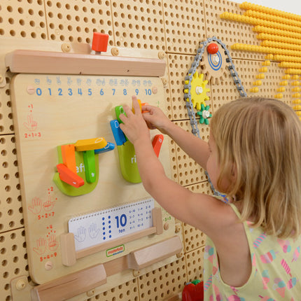 Masterkidz medinė edukacinė skaičiavimo lenta – mokymuisi iki 10