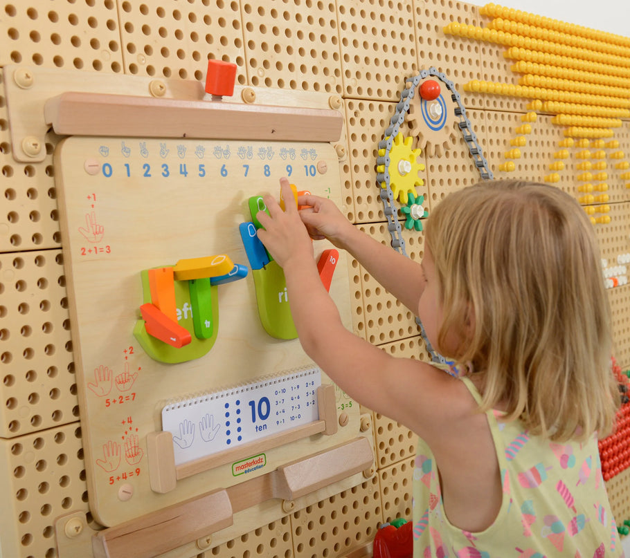 Masterkidz medinė edukacinė skaičiavimo lenta – mokymuisi iki 10