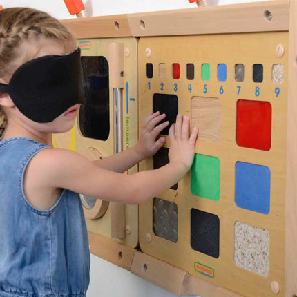 Masterkidz medinė sensorinė lenta „Struktūrų atpažinimas“