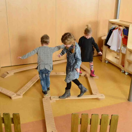 Masterkidz medinis balansavimo takelių rinkinys – 10 vnt.