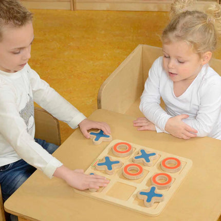 MASTERKIDZ medinis kryžiukų-nuliukų žaidimas vaikams