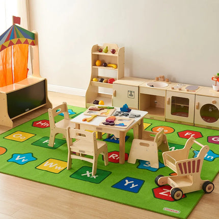 MASTERKIDZ medinis lėlių teatras ir parduotuvės kioskas