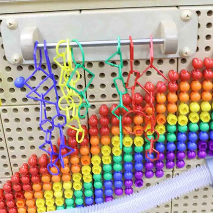 Masterkidz mobili manipuliacinė STEM lenta (laisvai stovinti, su ratukais) 166X125cm