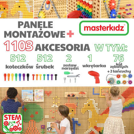 Masterkidz modulinė STEM sienų sistema