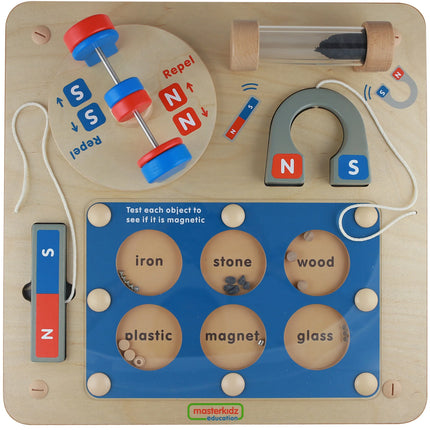 MASTERKIDZ Montessori sieninė lenta – magnetinės traukos pažinimas