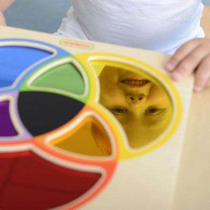 Masterkidz spalvų ir formų edukacinė veidrodinė lentelė